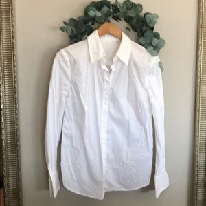 White Button Down Blouse